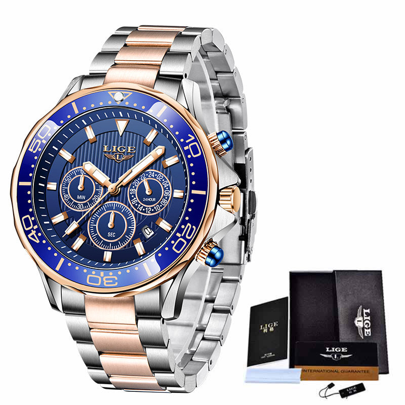 Montre à quartz multifonction