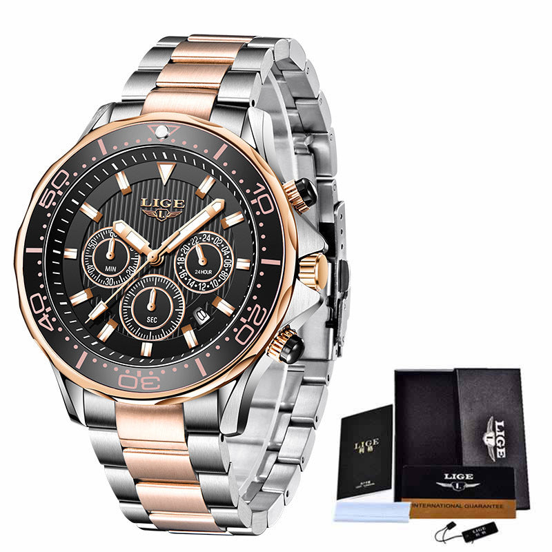 Montre à quartz multifonction