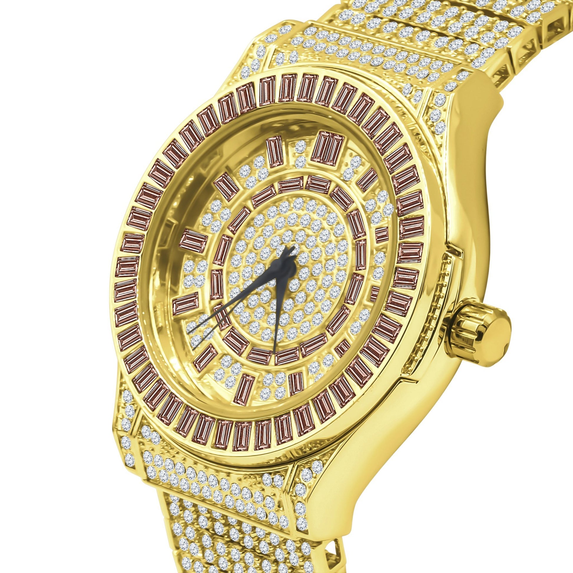 Montre GALLANT en acier avec zircone cubique |