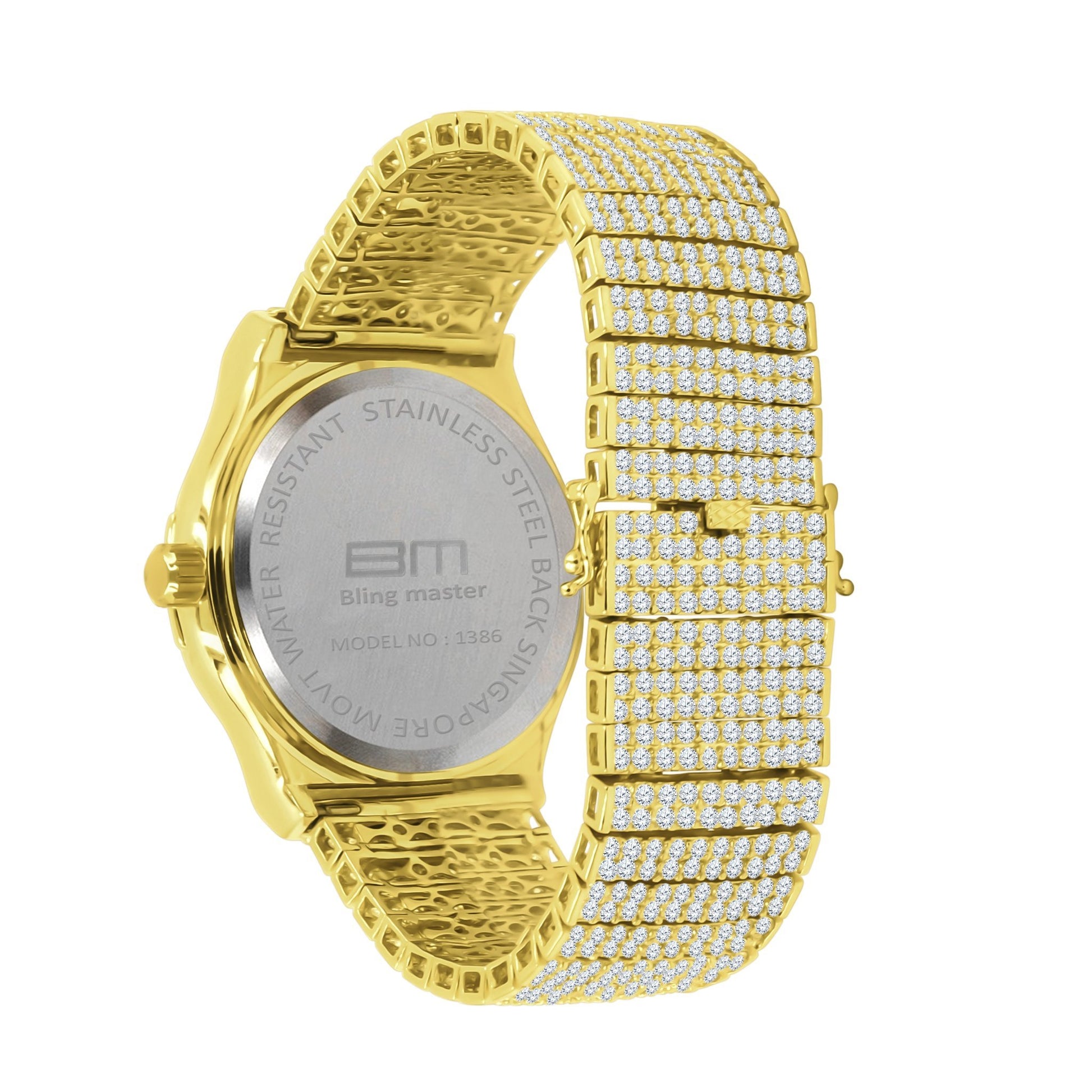 Montre GALLANT en acier avec zircone cubique |