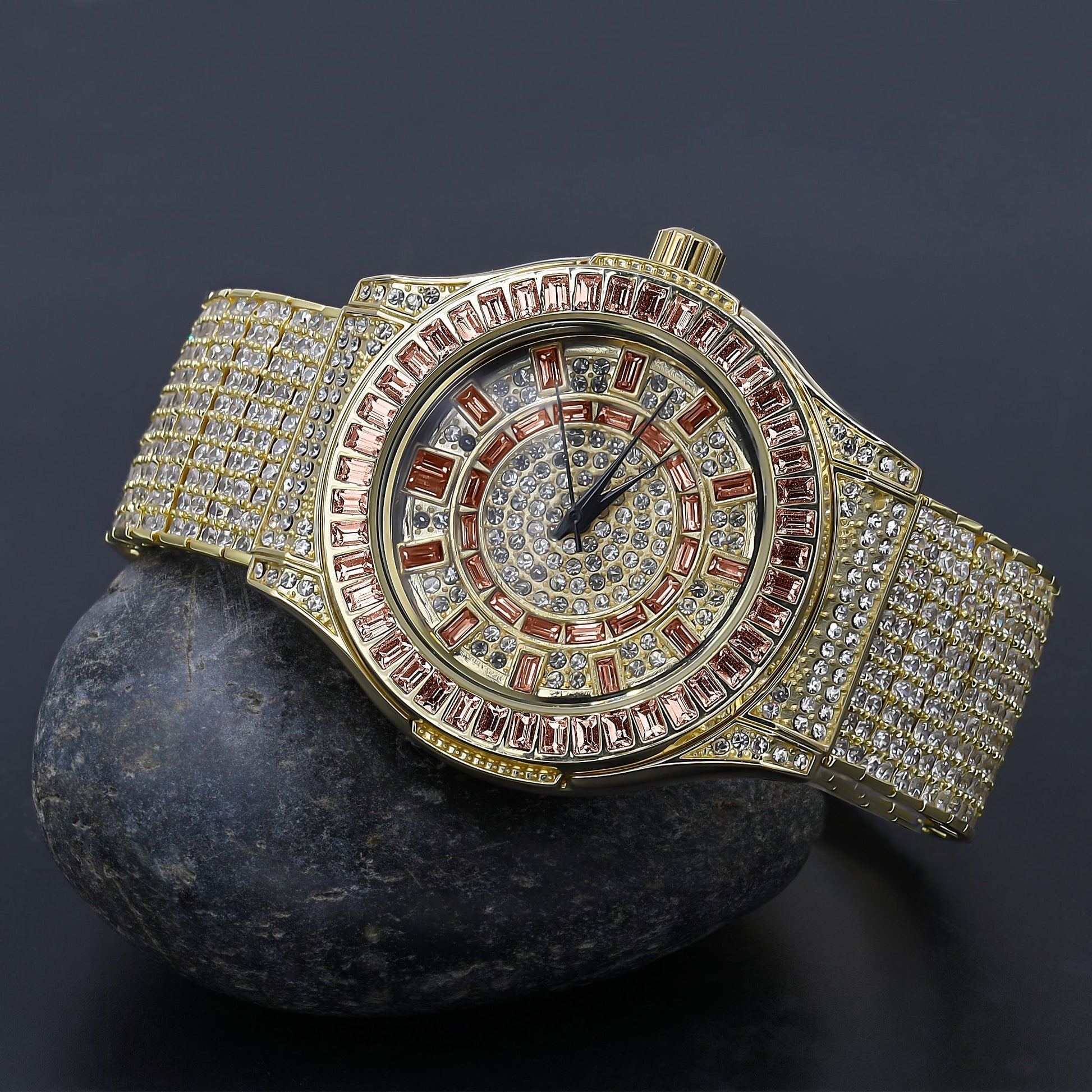 Montre GALLANT en acier avec zircone cubique |