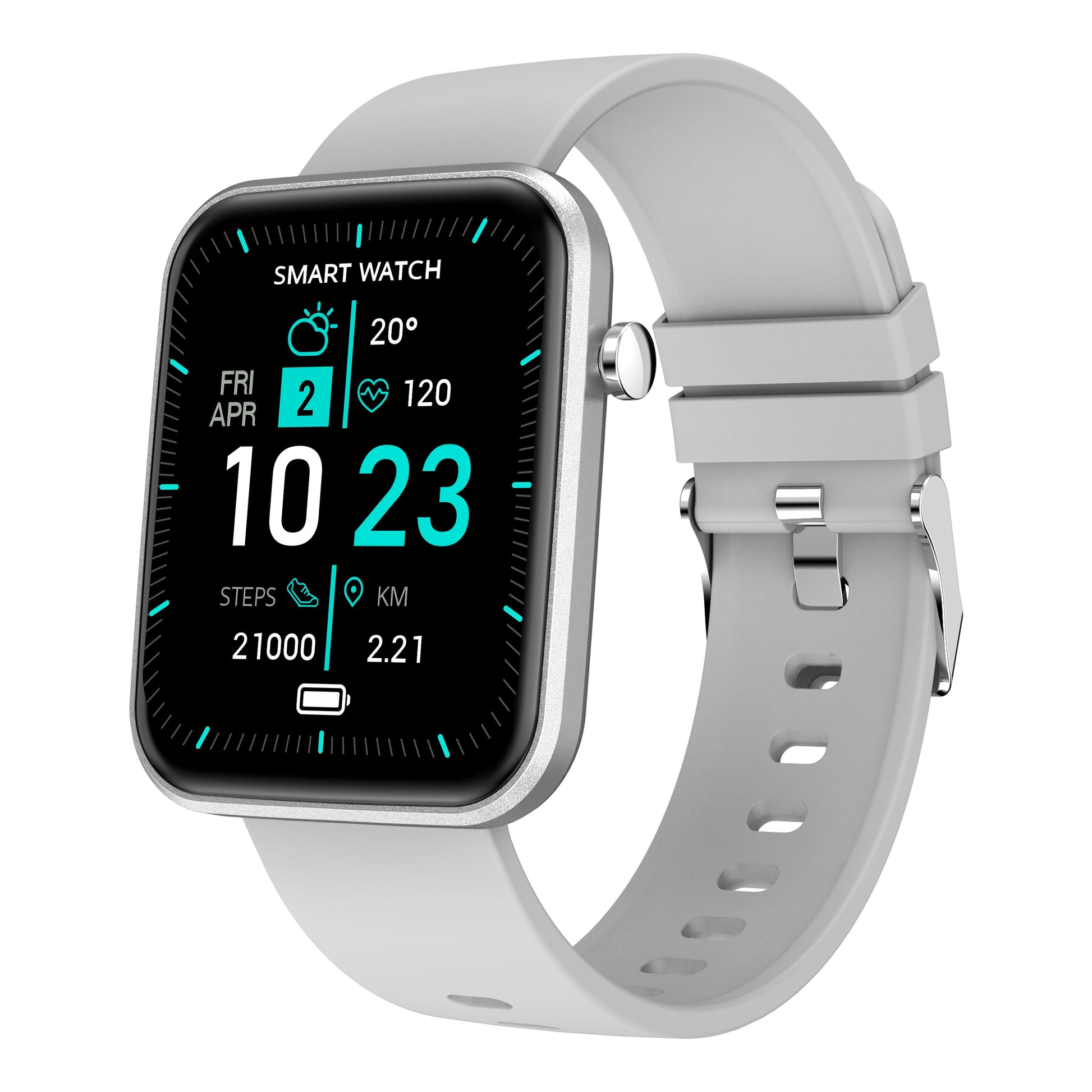 Montre connectée avancée avec trois bracelets et suivi d'activité et de bien-être