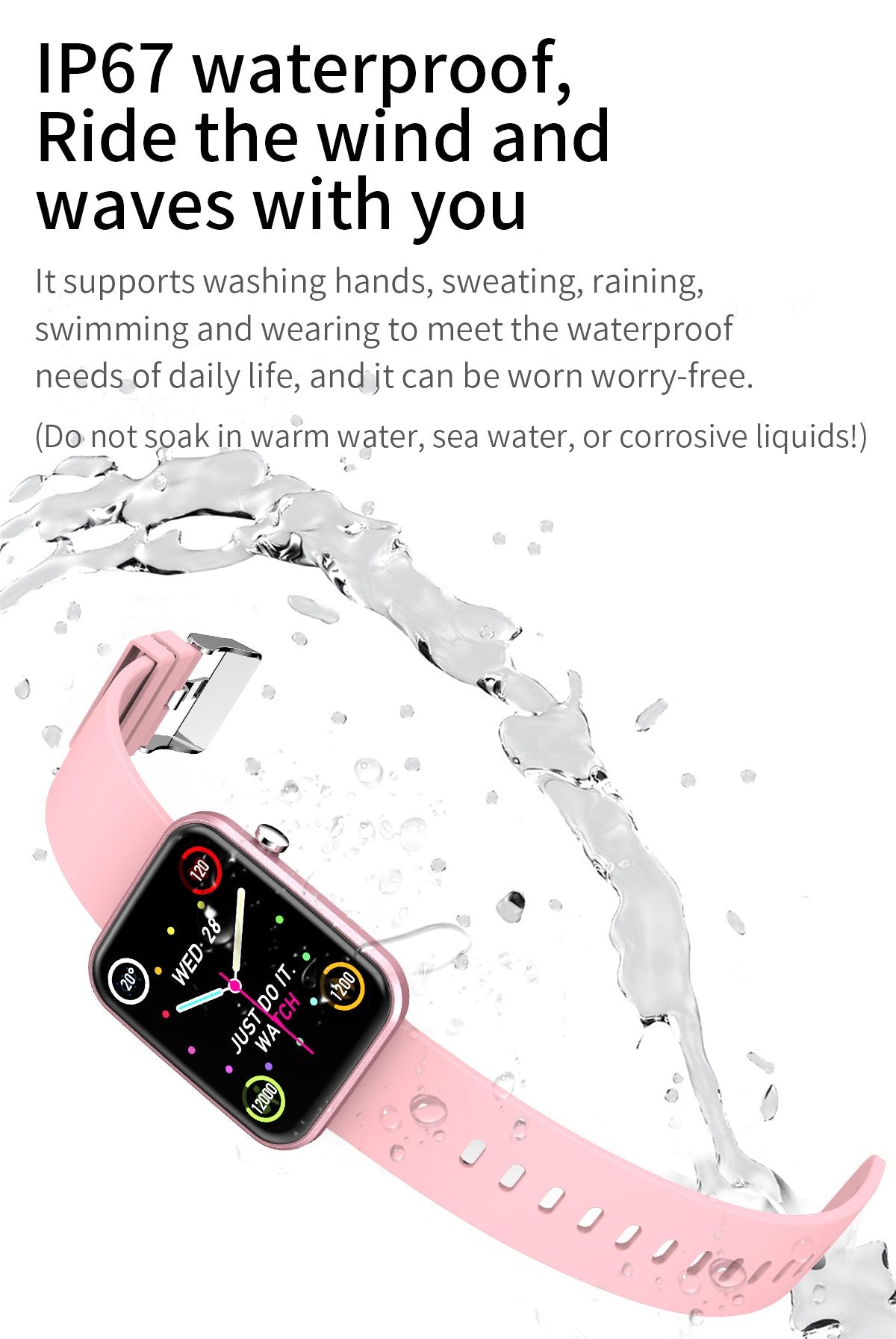 Montre connectée avancée avec trois bracelets et suivi d'activité et de bien-être