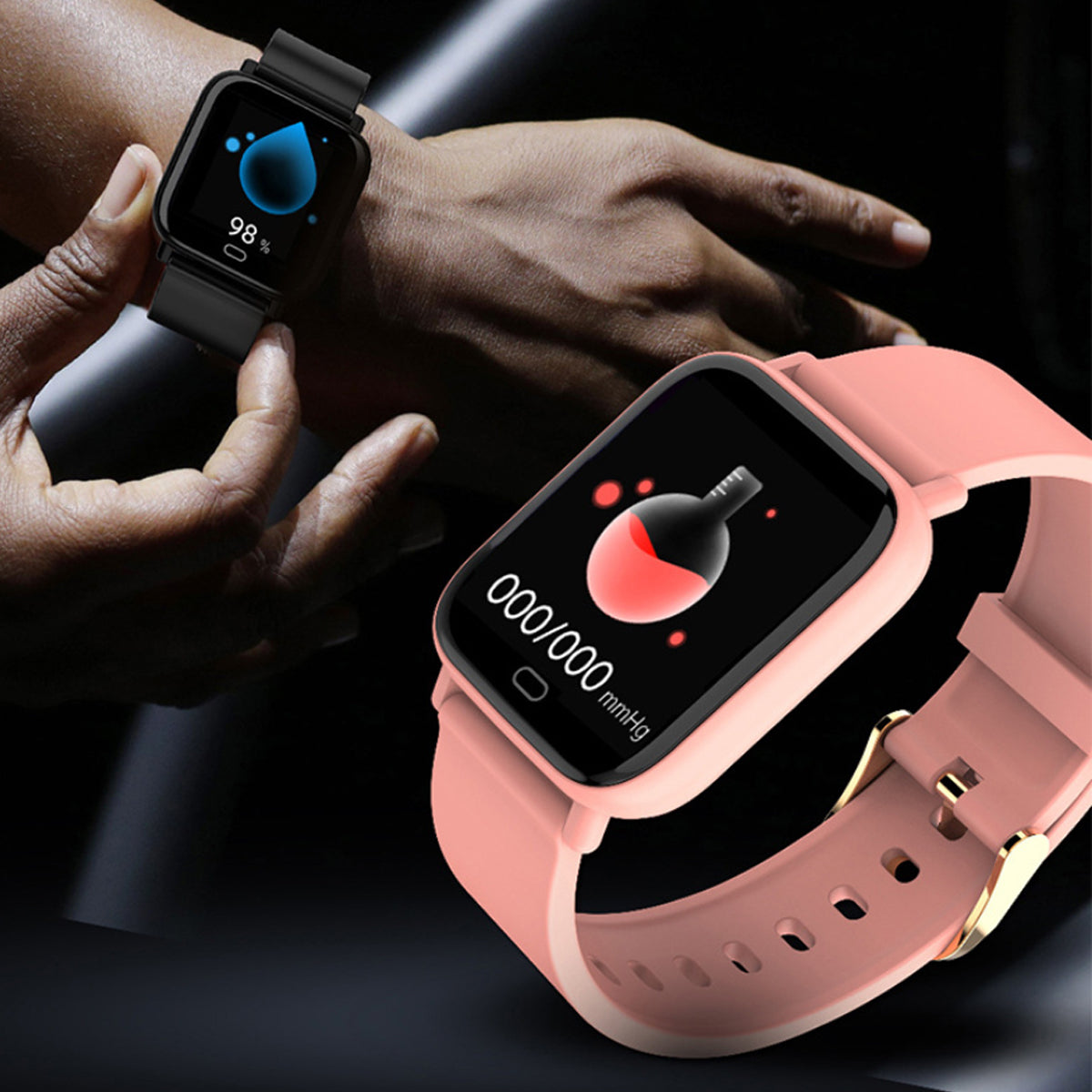 Montre connectée multifonction Smart Fit, moniteur et tracker