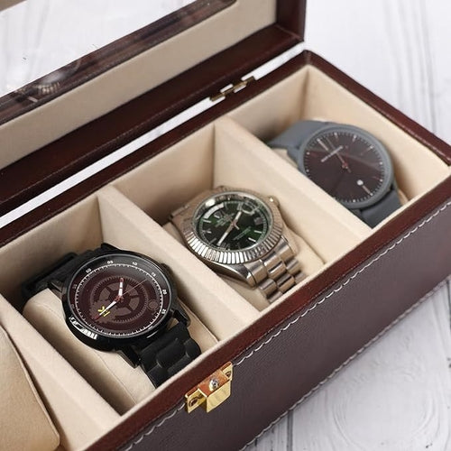 Boîte de rangement pour montres, support de rangement et présentoir pour montres