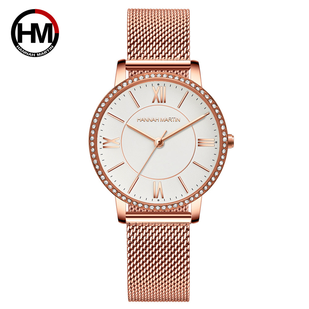 Montres pour femmes en diamant, quartz japonais