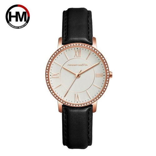 Montres pour femmes en diamant, quartz japonais