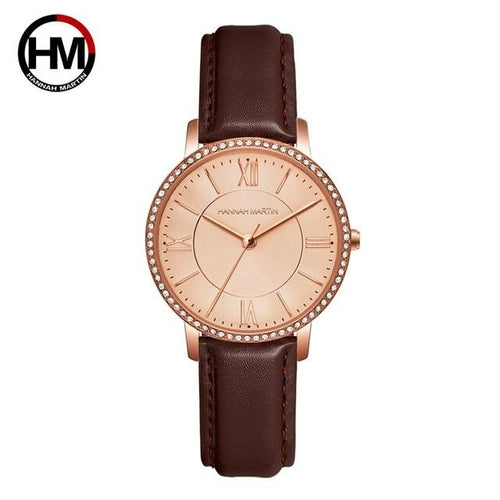 Montres pour femmes en diamant, quartz japonais