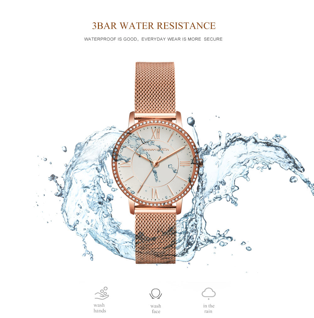 Montres pour femmes en diamant, quartz japonais
