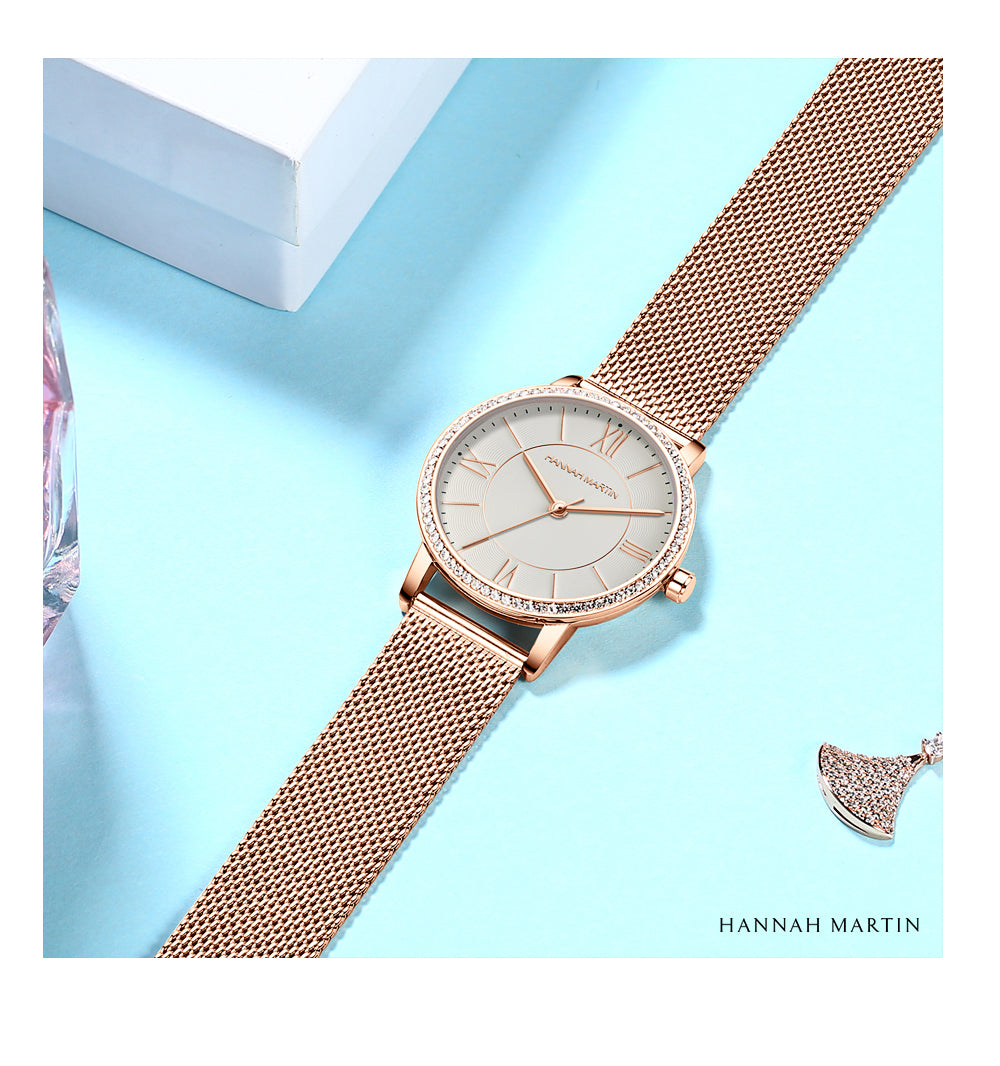 Montres pour femmes en diamant, quartz japonais