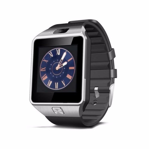 Montre connectée Bluetooth Android avec horloge et appareil photo, emplacement pour carte SIM et TF