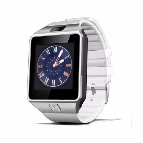 Montre connectée Bluetooth Android avec horloge et appareil photo, emplacement pour carte SIM et TF