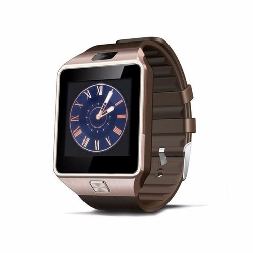 Montre connectée Bluetooth Android avec horloge et appareil photo, emplacement pour carte SIM et TF